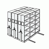 Металлический стеллаж Prostor ARC MOB 5000x800x2400