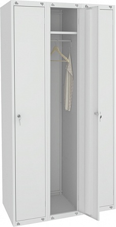 Металлический шкаф для одежды ШМ-33