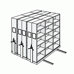 Металлический стеллаж Prostor ARC MOB 5000x600x2400