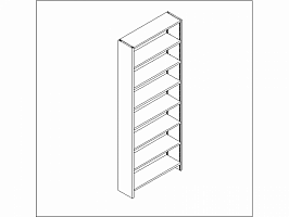 Металлический стеллаж Prostor ARC 1000x300x2775