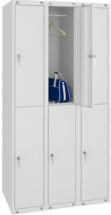 Металлический шкаф для одежды ШМ-36