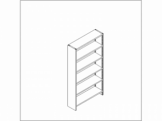 Металлический стеллаж Prostor ARC 1000x300x2025